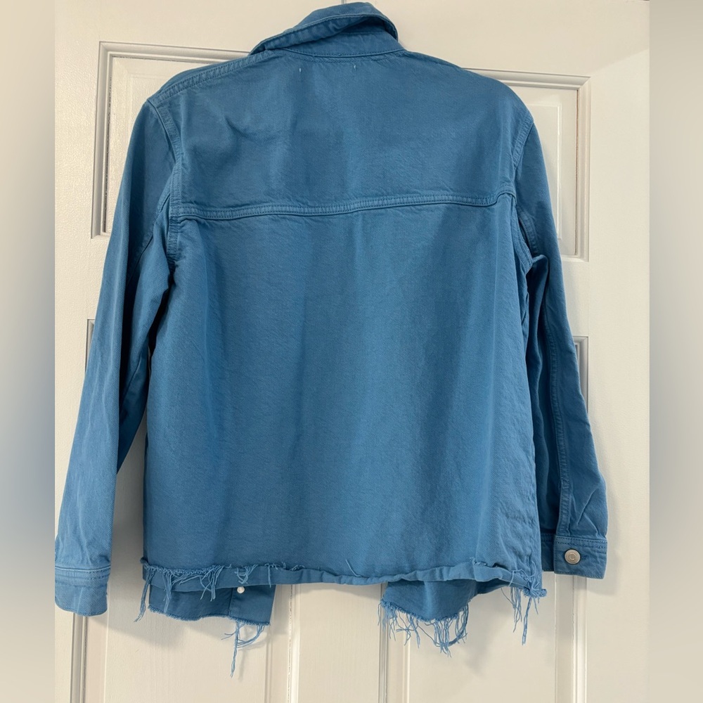 Solid Light Blue Jacket - image 4